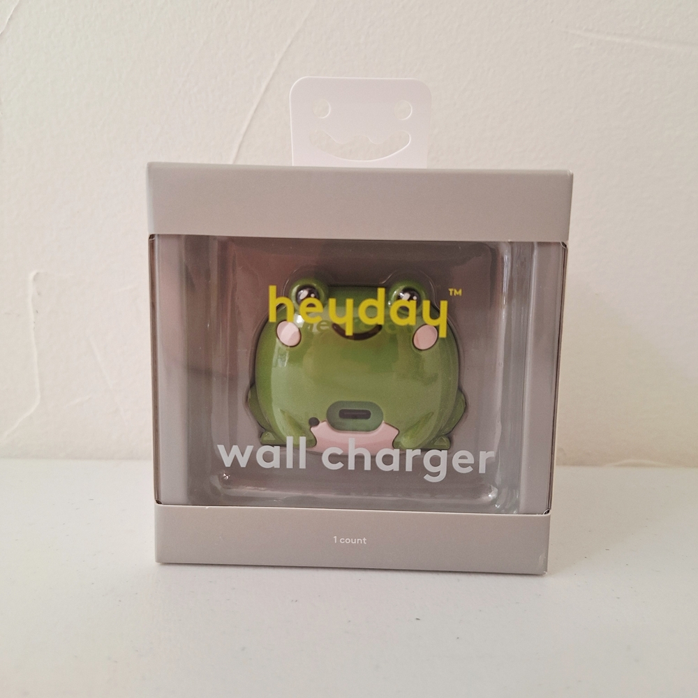 Cute Frog Wall Charger USB-C Heyday Target Brand High Speed Versatile 15W NIB